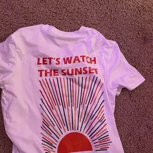 Sunset tee size S